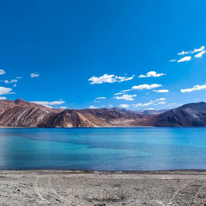 Indian army has control over north part of pangong lake