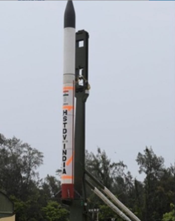 Hypersonic missile by india