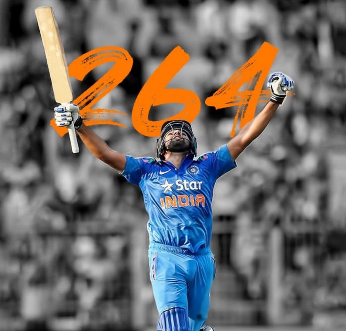 Rohit had scored 264 runs against Sri Lanka at the Eden Gardens in Kolkata.